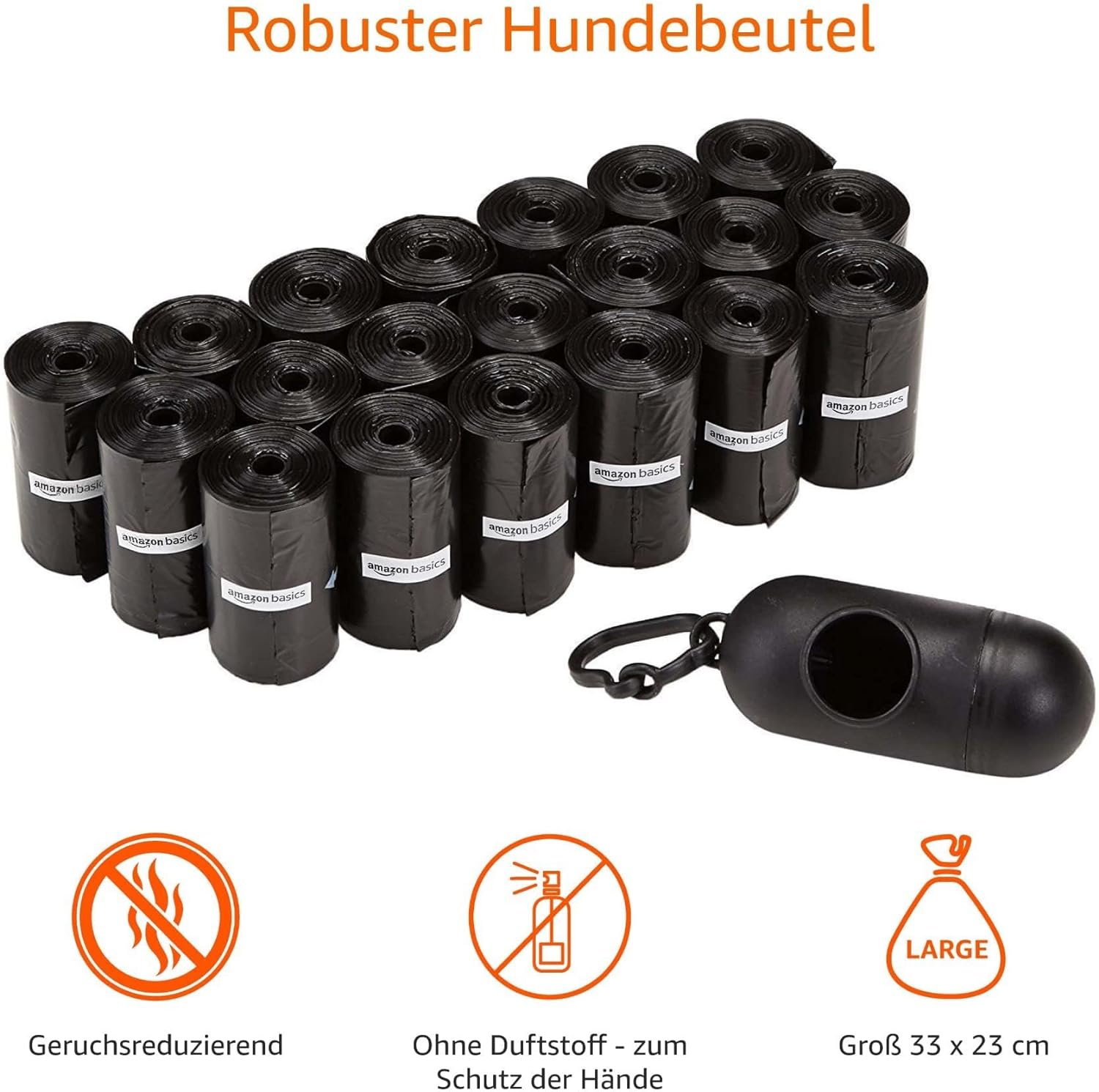 amazonbasics-hundekotbeutel-mit-beutelspender-und-leinenclip-bewertung