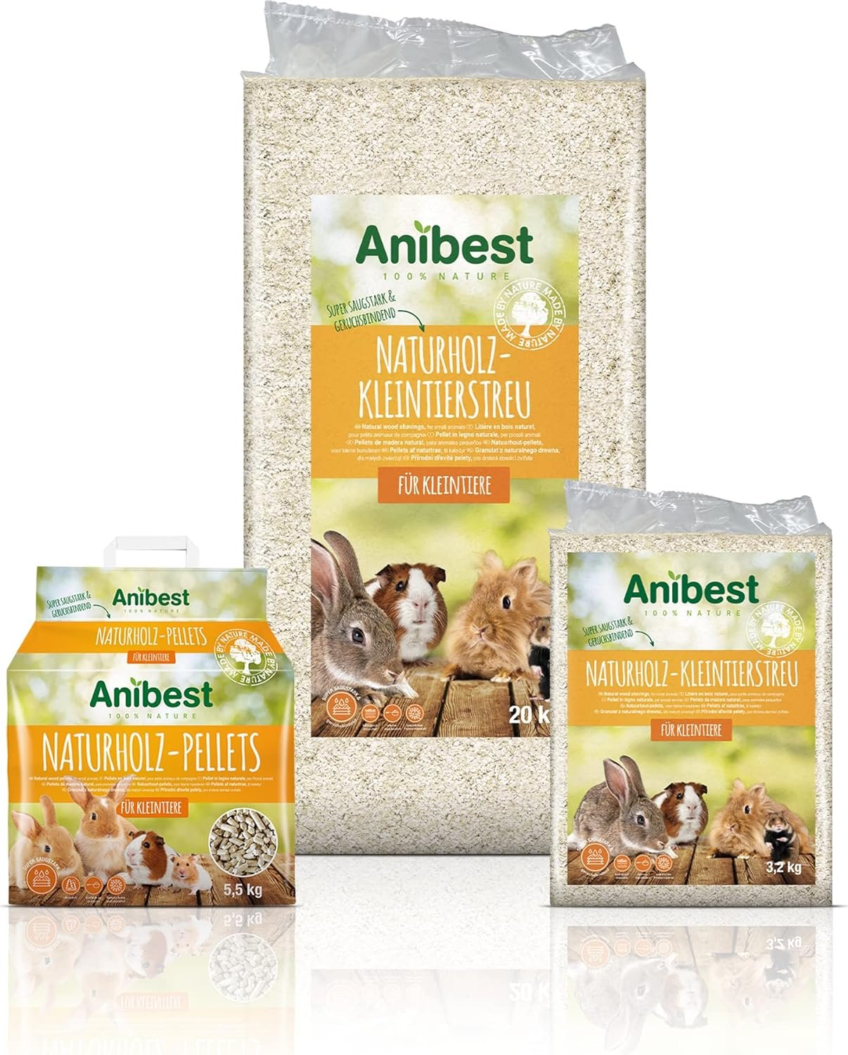 Anibest small animal pellets, 10 litres, 5.5 kg