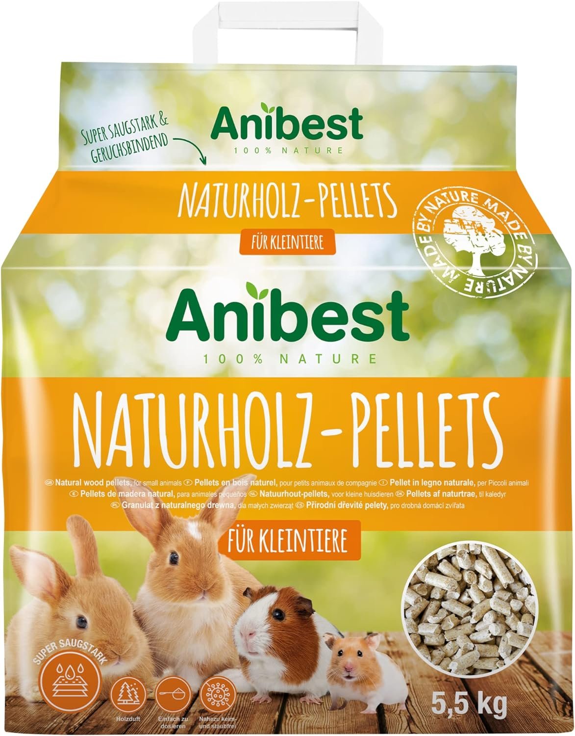 Anibest small animal pellets, 10 litres, 5.5 kg