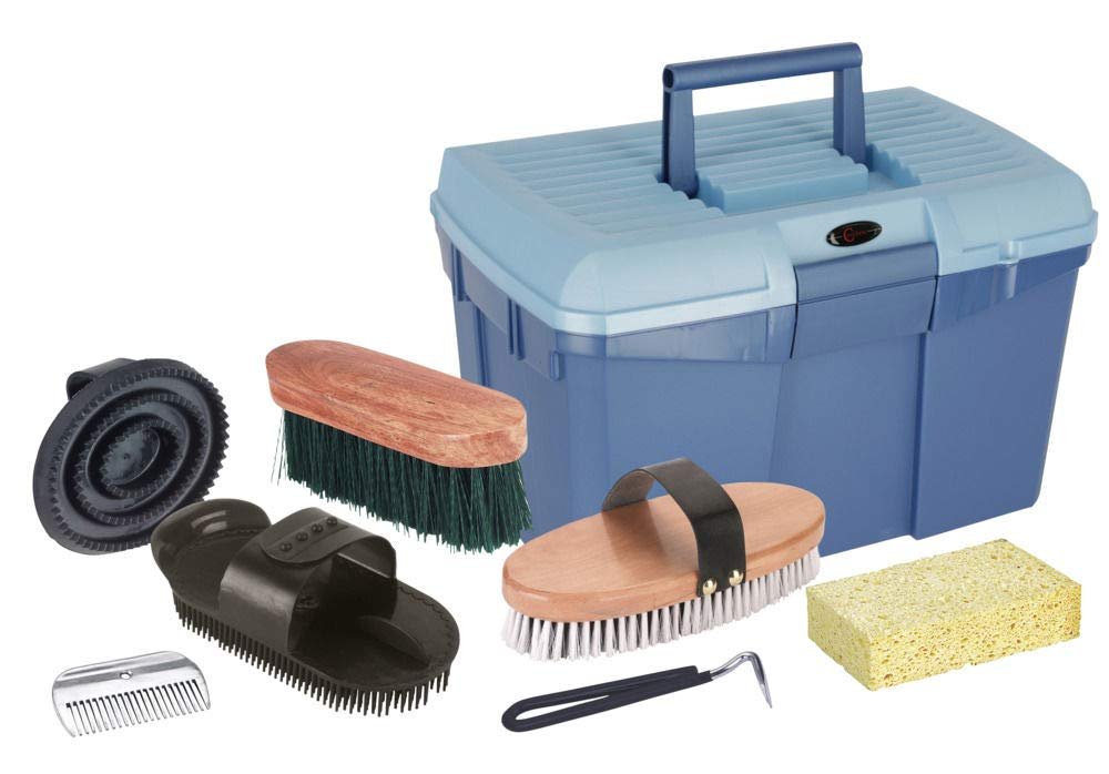 Kerbl 321775 Grooming Box with Removable Insert Filled