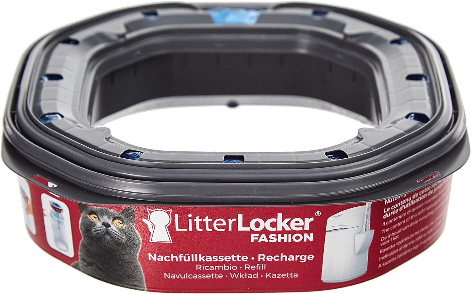 LitterLocker Kunststoff, Fashion Nachfüllkassette, Mehrfarbig