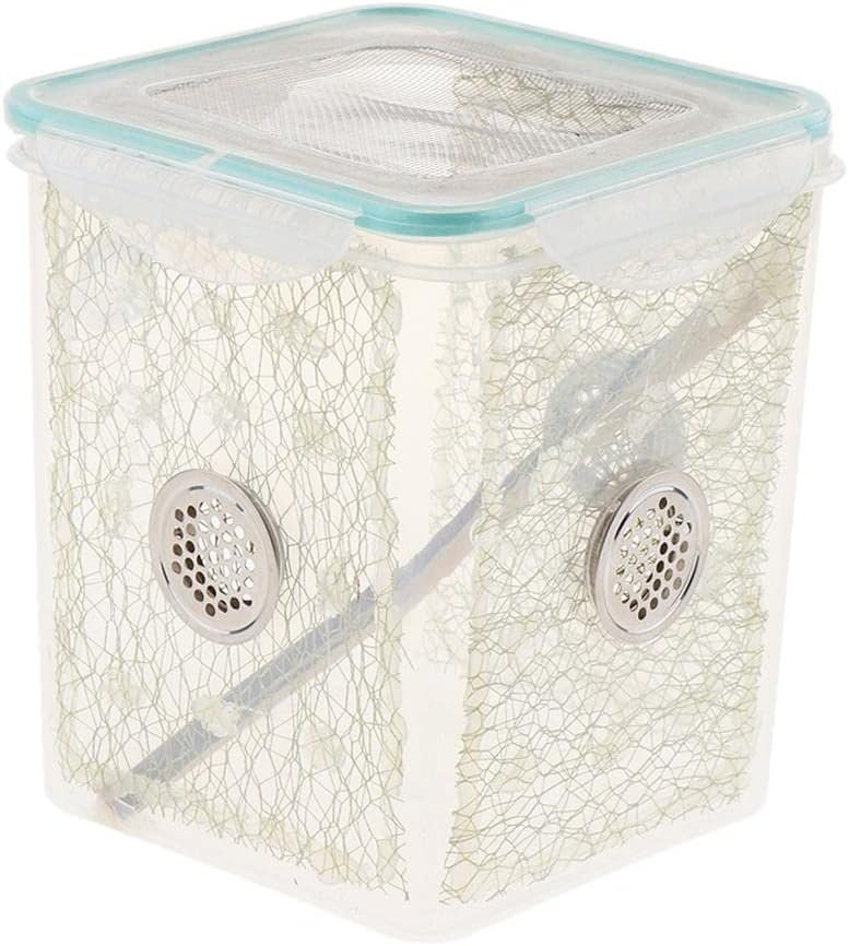 AWHAO Transparent rearing box for reptiles and insects, practical container for breeding, type 4